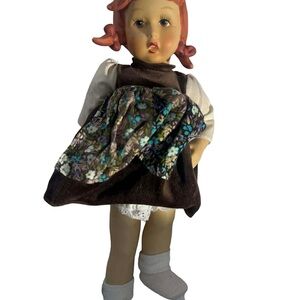Gucci Brown and Blue Floral Doll